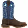 Rocky Boots Durango Workhorse DDB0400 Denim Blue Mens Western Boots