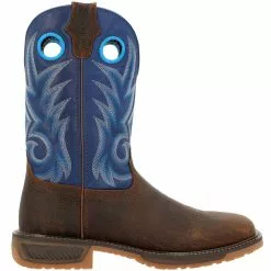 Rocky Boots Durango Workhorse DDB0400 Denim Blue Mens Western Boots