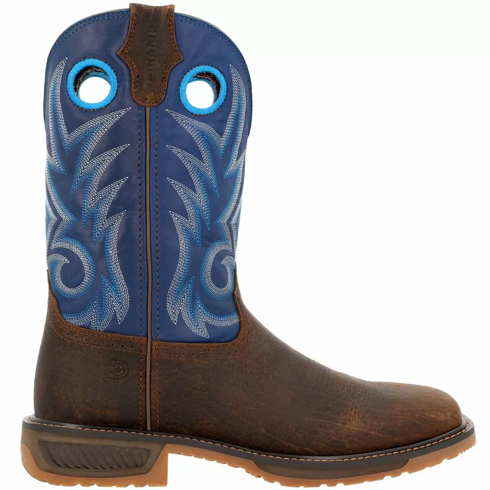 Rocky Boots Durango Workhorse DDB0400 Denim Blue Mens Western Boots
