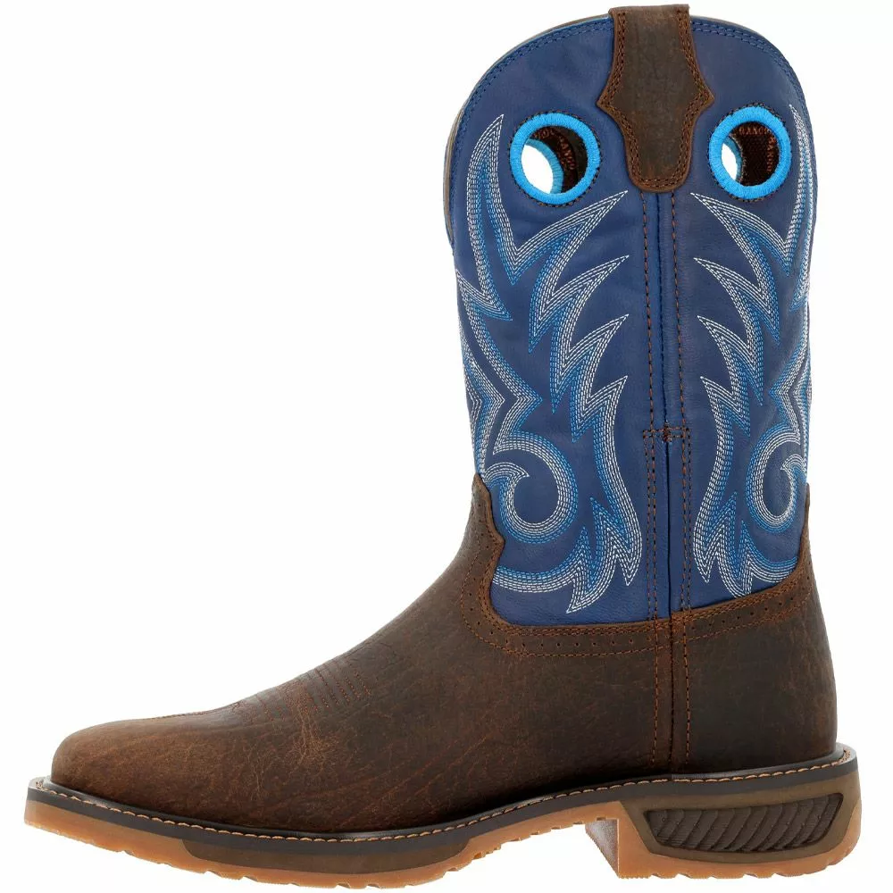 Rocky Boots Durango Workhorse DDB0400 Denim Blue Mens Western Boots - Image 3